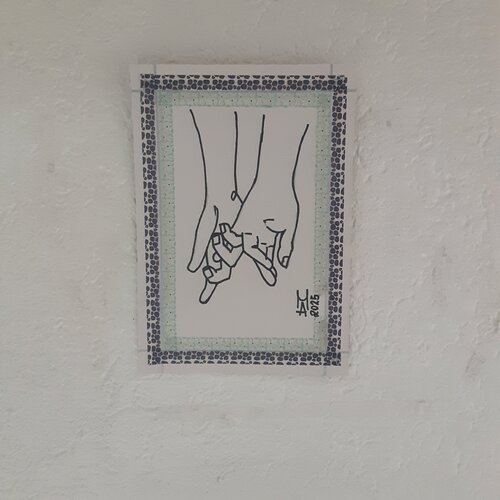Tienimi stretto par Angelo Marzullo, Peinture en vente sur Singulart