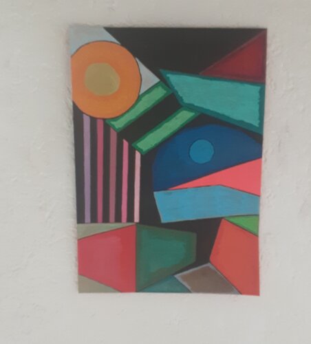 Vita vissuta di Angelo Marzullo, Pittura in vendita su Singulart