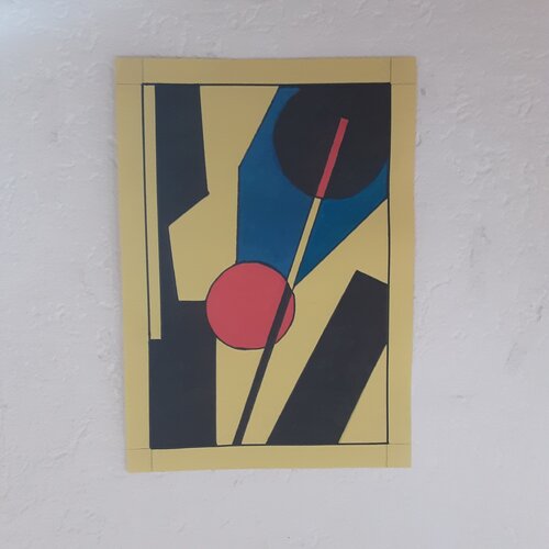 Il centro Dell attenzione van Angelo Marzullo, Schilderij te koop op Singulart