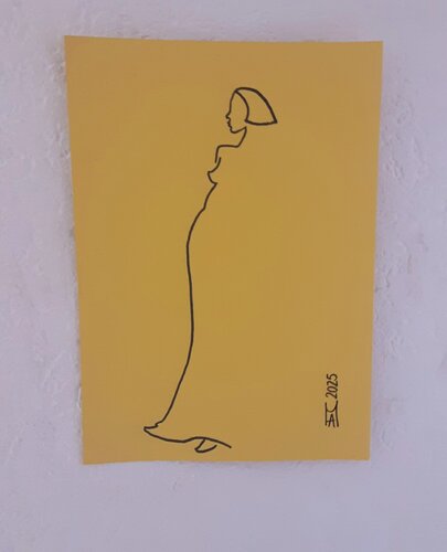 Siluette mit Charme par Angelo Marzullo, Peinture en vente sur Singulart