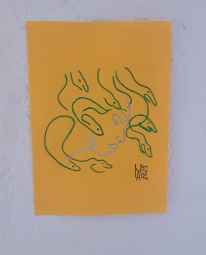 Medusa di Angelo Marzullo, Pittura in vendita su Singulart