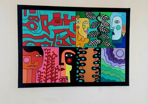 Guerra alla monoteria. di Angelo Marzullo, Pittura in vendita su Singulart