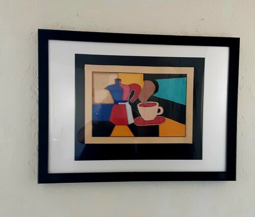 Per favore un espresso. de Angelo Marzullo, Pintura a la venta en Singulart