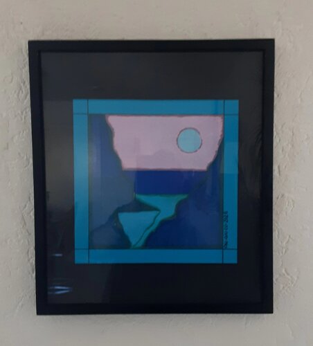 Feuer,wasser und erde und luft Nr.2 van Angelo Marzullo, Schilderij te koop op Singulart