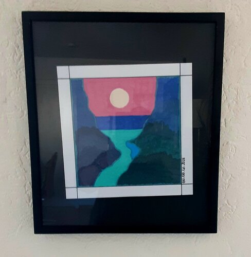 Feuer,wasser und erde und luft Nr.3 par Angelo Marzullo, Peinture en vente sur Singulart