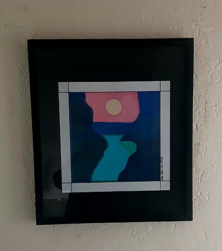 Feuer,wasser und erde und luft Nr.5 par Angelo Marzullo, Peinture en vente sur Singulart