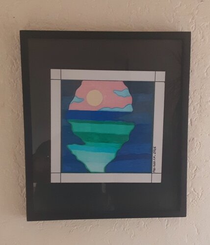 Feuer,wasser und erde und luft Nr.6 par Angelo Marzullo, Peinture en vente sur Singulart