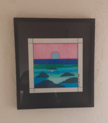 Feuer,wasser und erde und luft Nr.7 par Angelo Marzullo, Peinture en vente sur Singulart