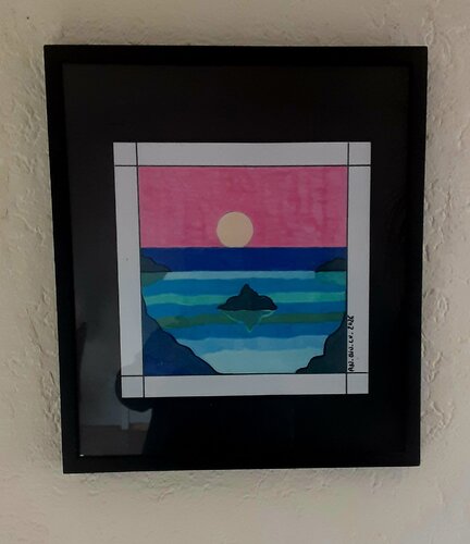 Feuer,wasser und erde und luft Nr.10 van Angelo Marzullo, Schilderij te koop op Singulart
