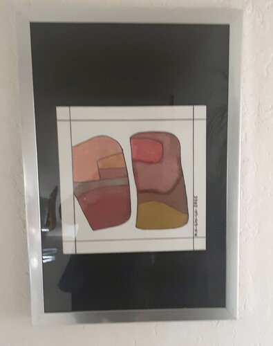 Feuer,wasser und erde und luft .Die steiner der Weisheit by Angelo Marzullo, Painting for Sale on Singulart