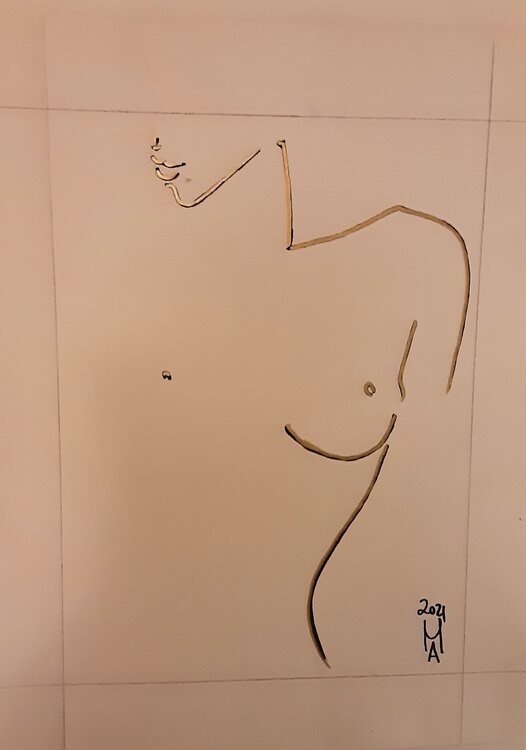 Weibliche  Torso. Angelo Marzullo