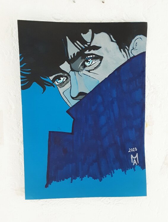 Der blauer Mantel Angelo Marzullo