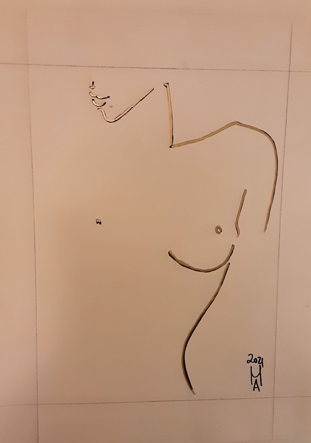 Weibliche  Torso. Angelo Marzullo