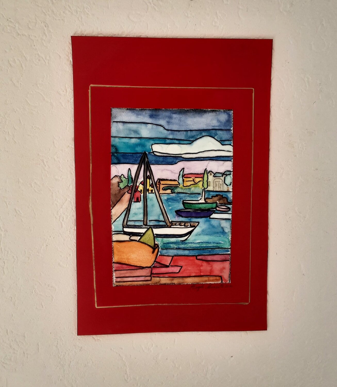 Am Hafen. Angelo Marzullo