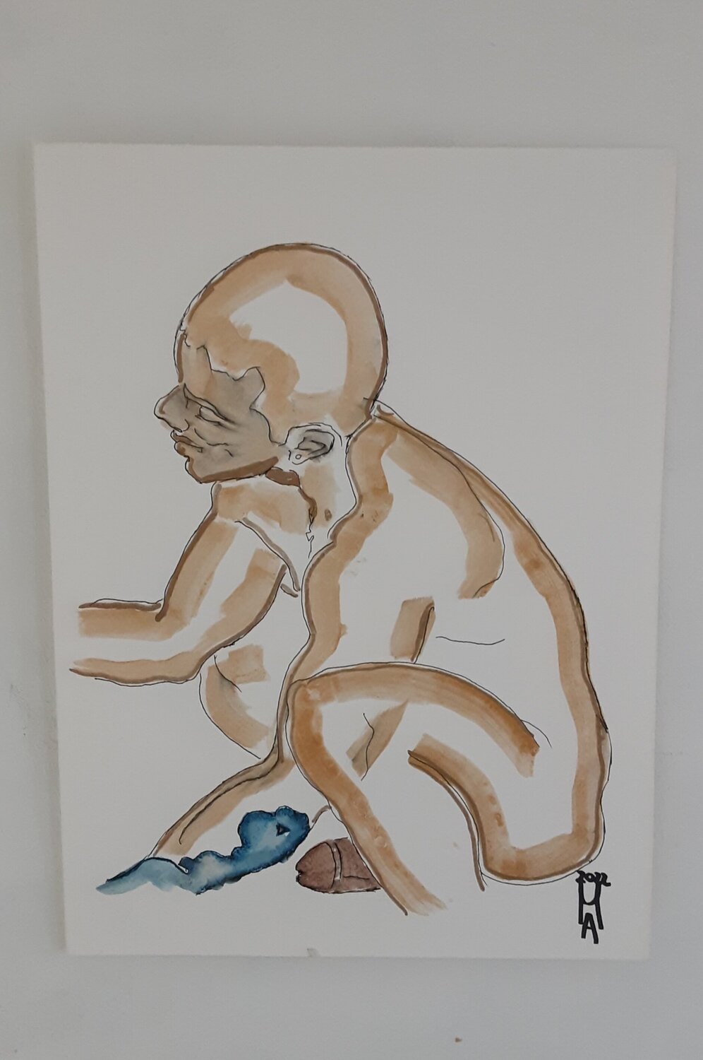Sitzende mann Angelo Marzullo