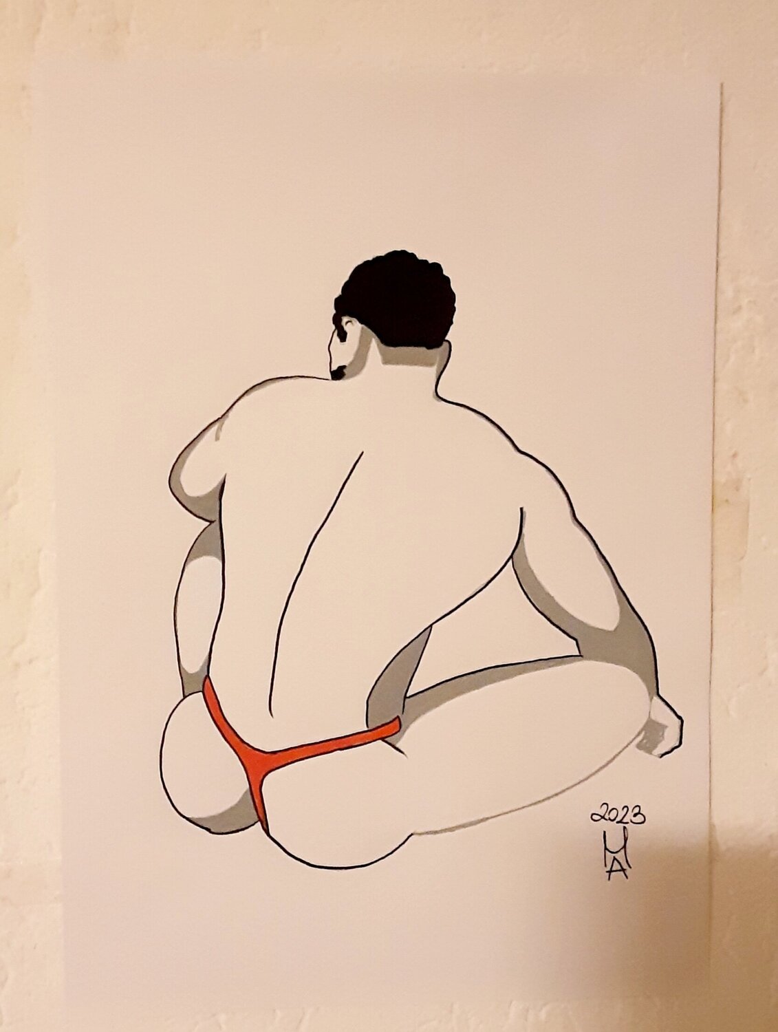 Der rote  Tanga Angelo Marzullo