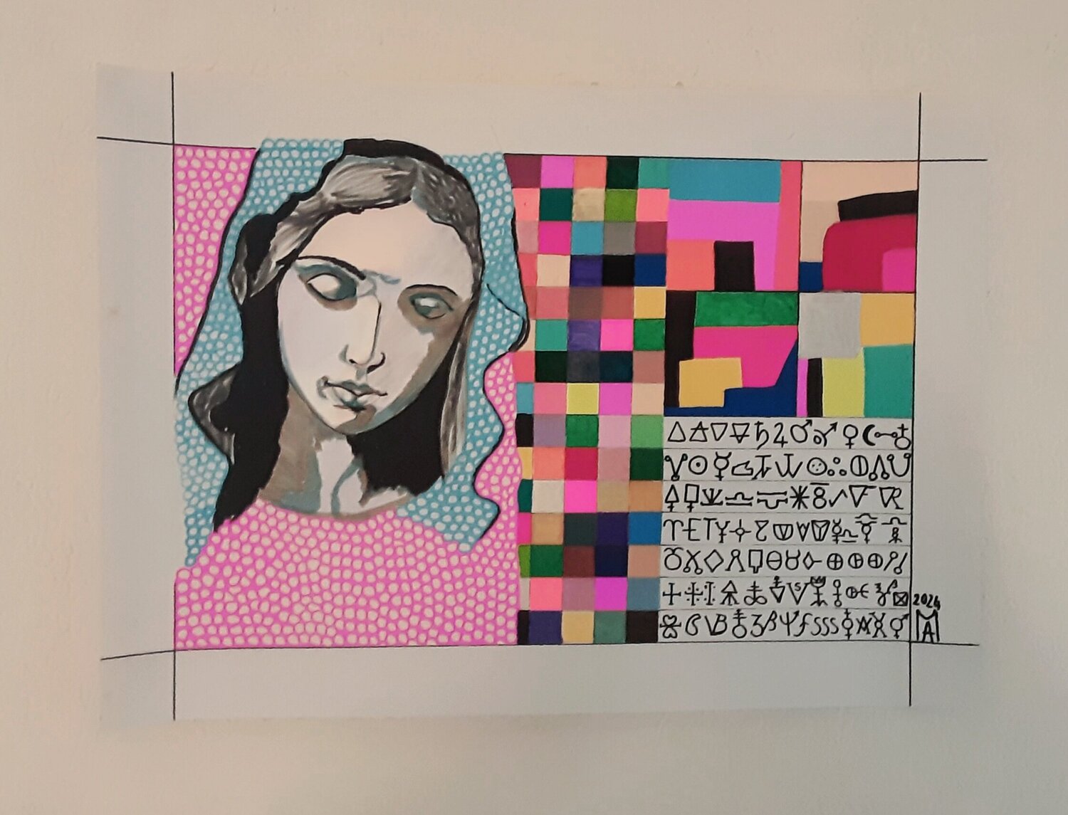 Lady in rosa Angelo Marzullo