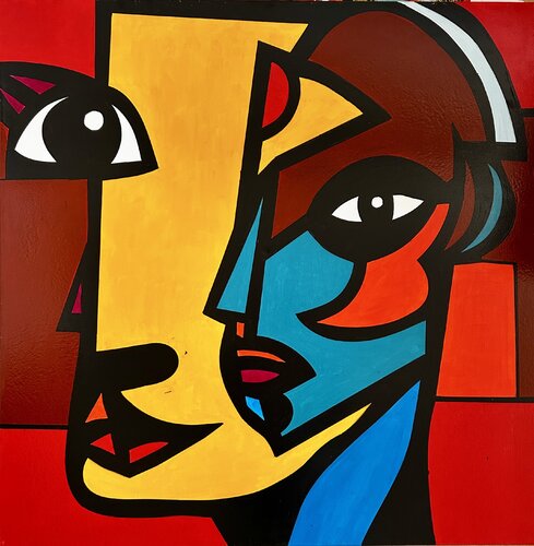 FaceIt623 by Berrie Coelman, Painting for Sale on Singulart