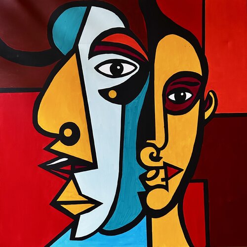 FaceIt622 by Berrie Coelman, Painting for Sale on Singulart