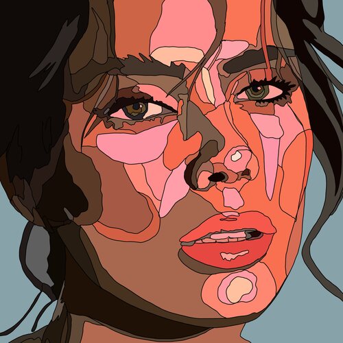 FaceIt745 van Berrie Coelman, Digitaal te koop op Singulart