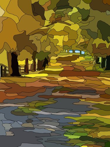 Landscape28 di Berrie Coelman, Digitale in vendita su Singulart
