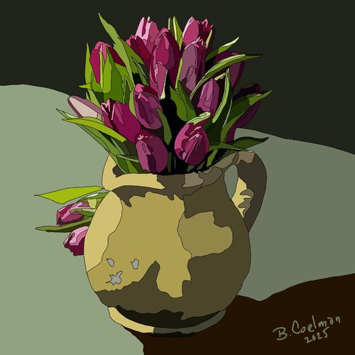 StillLife03 par Berrie Coelman, Digital en vente sur Singulart