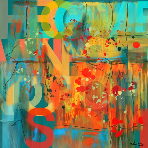 Abstract1752 de Berrie Coelman, Digital a la venta en Singulart