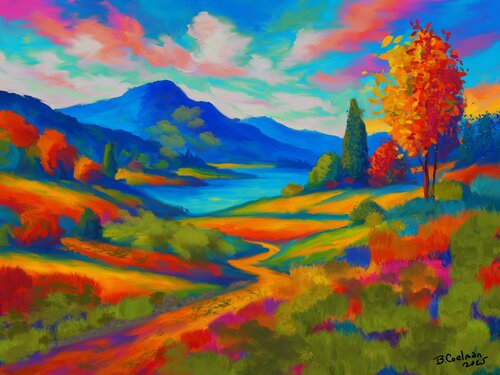 Landscape63 von Berrie Coelman, Digital kaufen auf Singulart