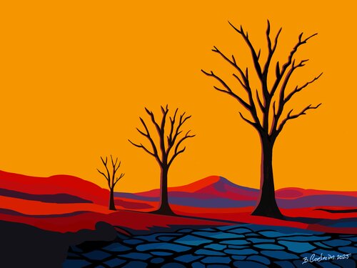 Landscape67 di Berrie Coelman, Digitale in vendita su Singulart