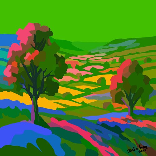 Landscape79 von Berrie Coelman, Digital kaufen auf Singulart