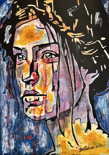 FaceIt479 by Berrie Coelman, Work on Paper for Sale on Singulart