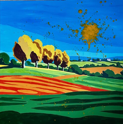 Landscape67 by Berrie Coelman, Painting for Sale on Singulart