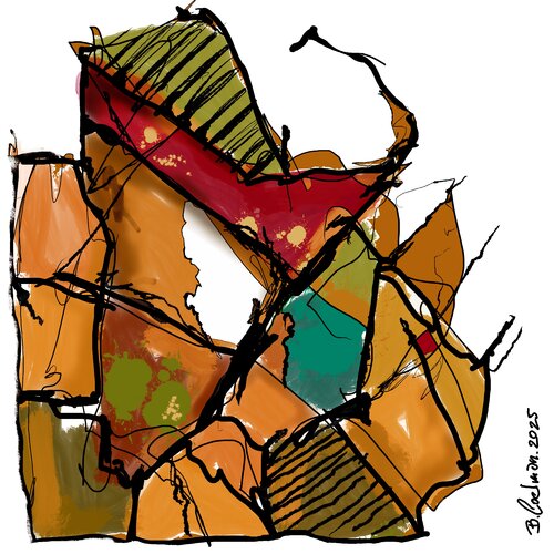 Abstract1753 van Berrie Coelman, Digitaal te koop op Singulart