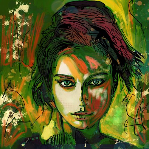 FaceIt748 van Berrie Coelman, Digitaal te koop op Singulart