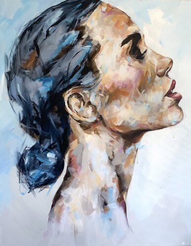 Portrait ‘5002’ von Ferenc Racz, Malerei kaufen auf Singulart