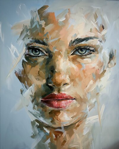 Portrait 7676’ di Ferenc Racz, Pittura in vendita su Singulart