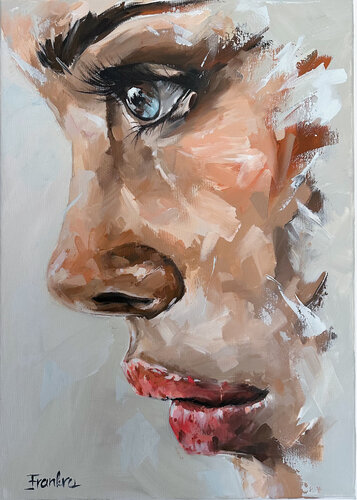 Portrait 9886’ van Ferenc Racz, Schilderij te koop op Singulart