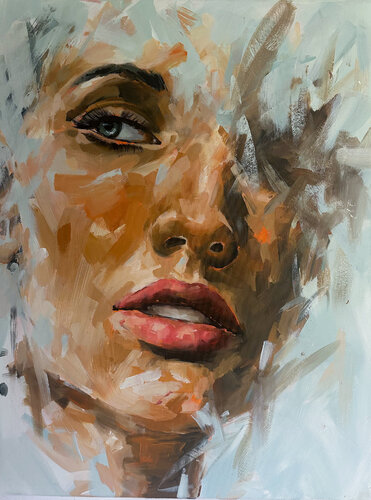 Portrait 1349’ de Ferenc Racz, Pintura a la venta en Singulart