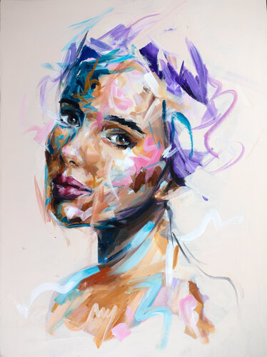 Portrait 1110’ by Ferenc Racz, Painting for Sale on Singulart