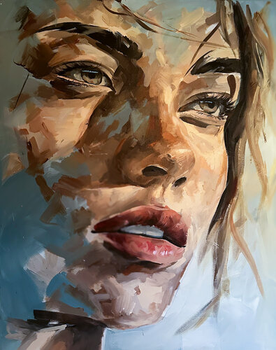 Portrait 1339’ by Ferenc Racz, Painting for Sale on Singulart