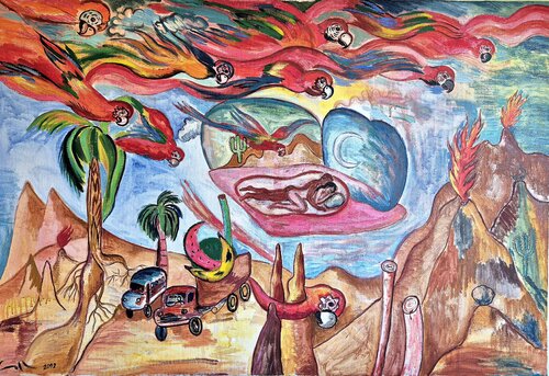 Suen̈o tropical von Victor Collcardenas, Malerei kaufen auf Singulart