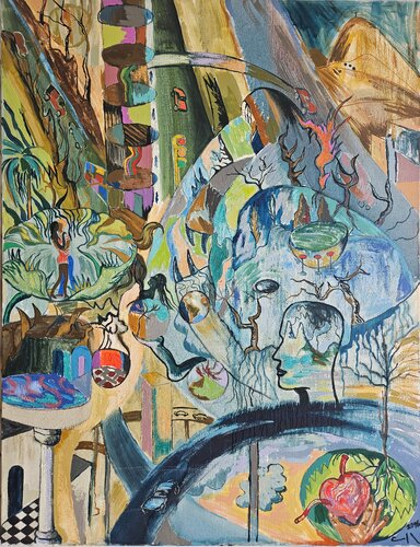 El aquelarre by Victor Collcardenas, Painting for Sale on Singulart