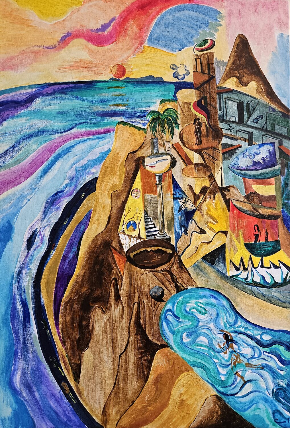 Paisaje con portal Victor Collcardenas