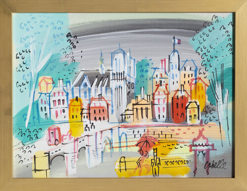 Rainy Parisian Day de Charles Cobelle, Pintura a la venta en Singulart