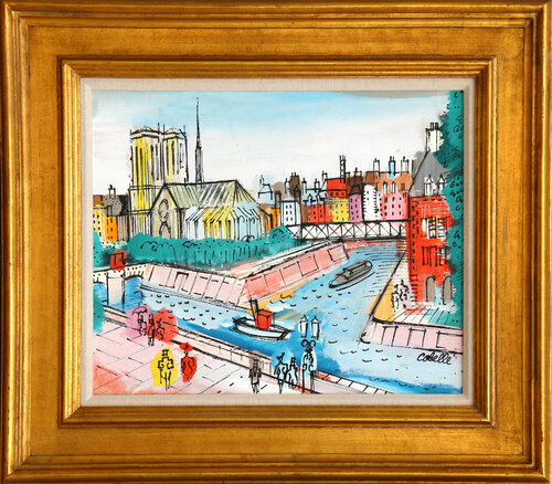 Notre Dame and Bridges 1 par Charles Cobelle, Peinture en vente sur Singulart