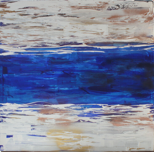 Alga marina  Ha-usch-(a cich) di Margarita Garcés, Pittura in vendita su Singulart