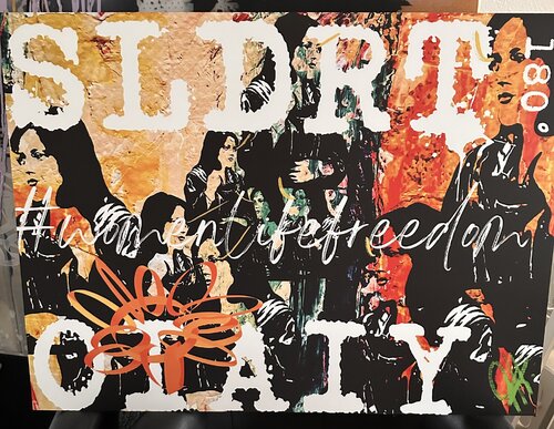 Solidarity- women life freedom di Thordis Naima Addelia, Altri media in vendita su Singulart