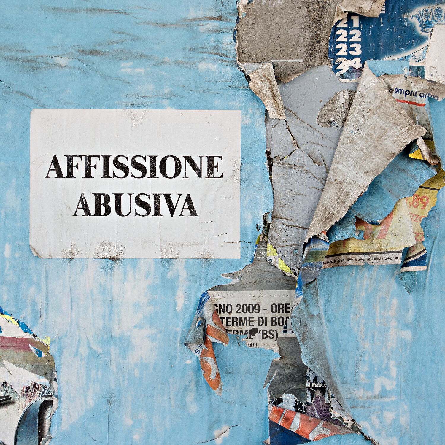 Affissione abusiva Luca Egidio Galessi