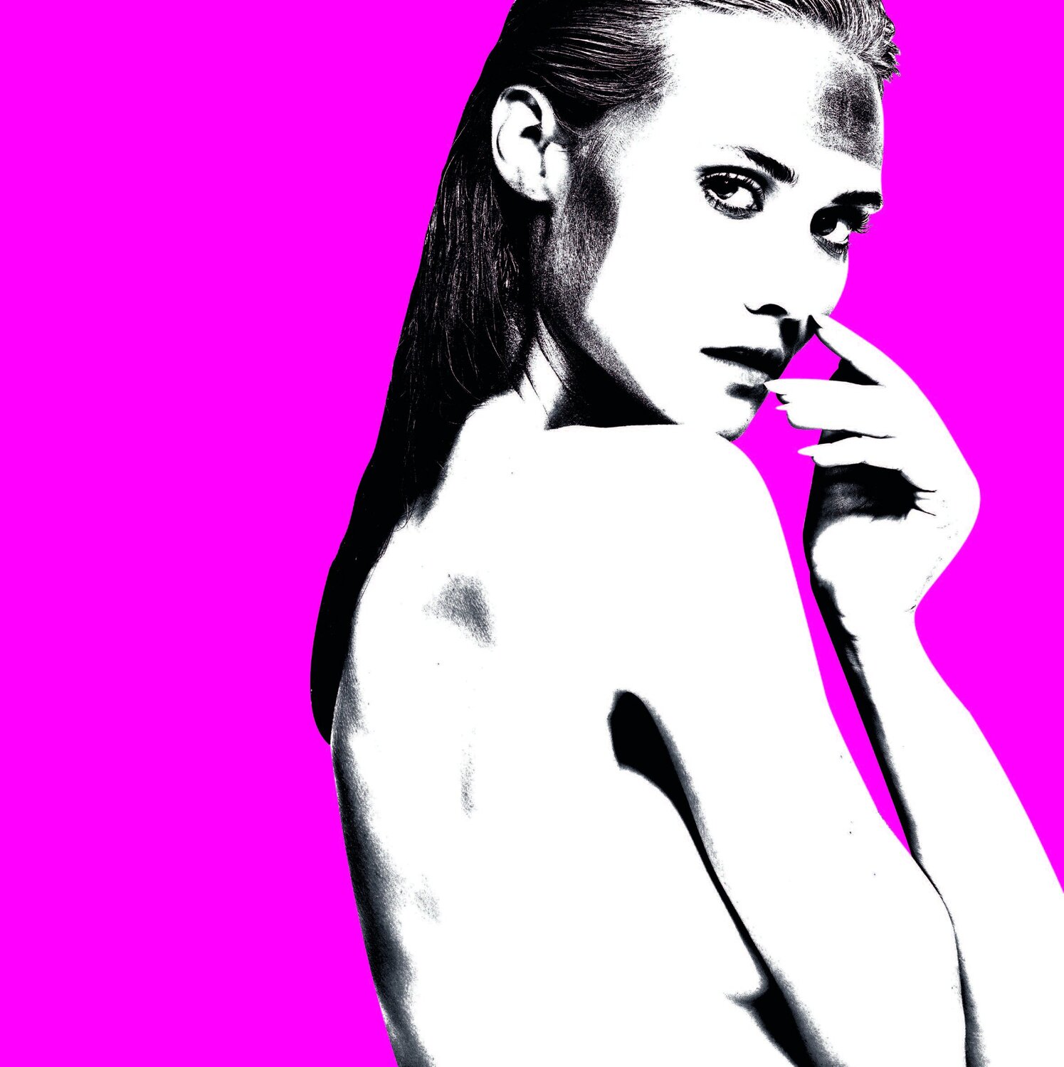 Woman meets Pink Lucia Johanna Brauburger Druck zu verkaufen