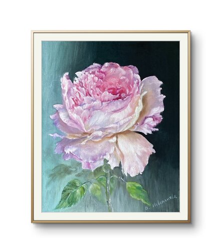 Wilde Rose van Olga Valenzuela, Schilderij te koop op Singulart